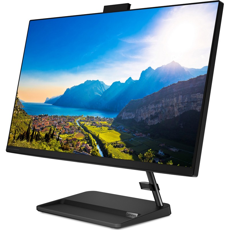 Моноблок Lenovo IdeaCentre 3 27ITL6 27" Full HD i3 1115G4 (3)/8Gb/SSD256Gb/UHDG/DVDRW/Free DOS/GbitEth/WiFi/BT/90W/клавиатура/мышь/Cam/черный 1920x1080 F0FW000PRK F0FW000PRK