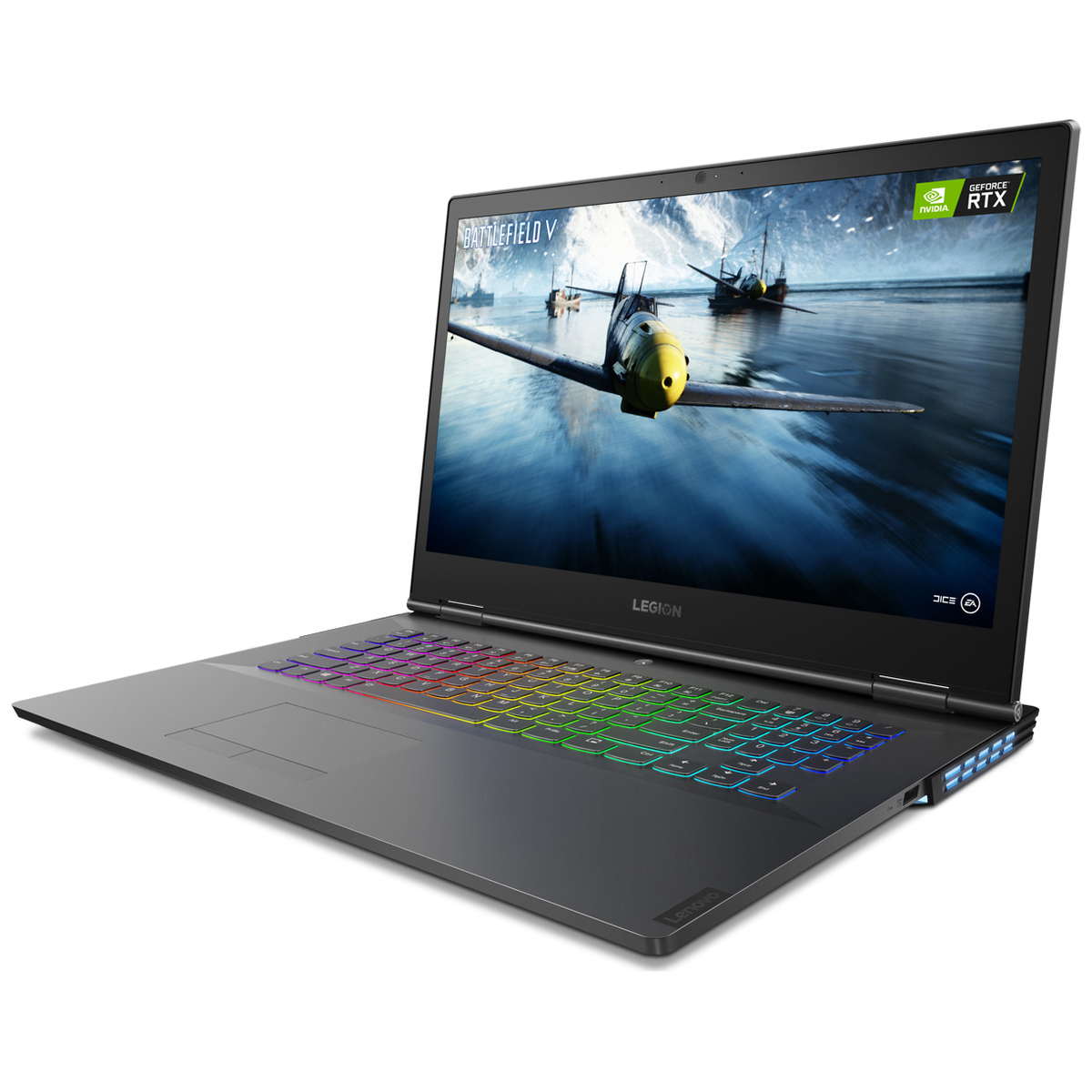 Ноутбук Lenovo Legion Y740-17IRH Core i7 9750H/16Gb/1Tb/SSD128Gb/nVidia GeForce GTX 1660 Ti 6Gb/17.3"/IPS/FHD (1920x1080)/Windows 10/black/WiFi/BT/Cam  81UG000QRU 81UG000QRU