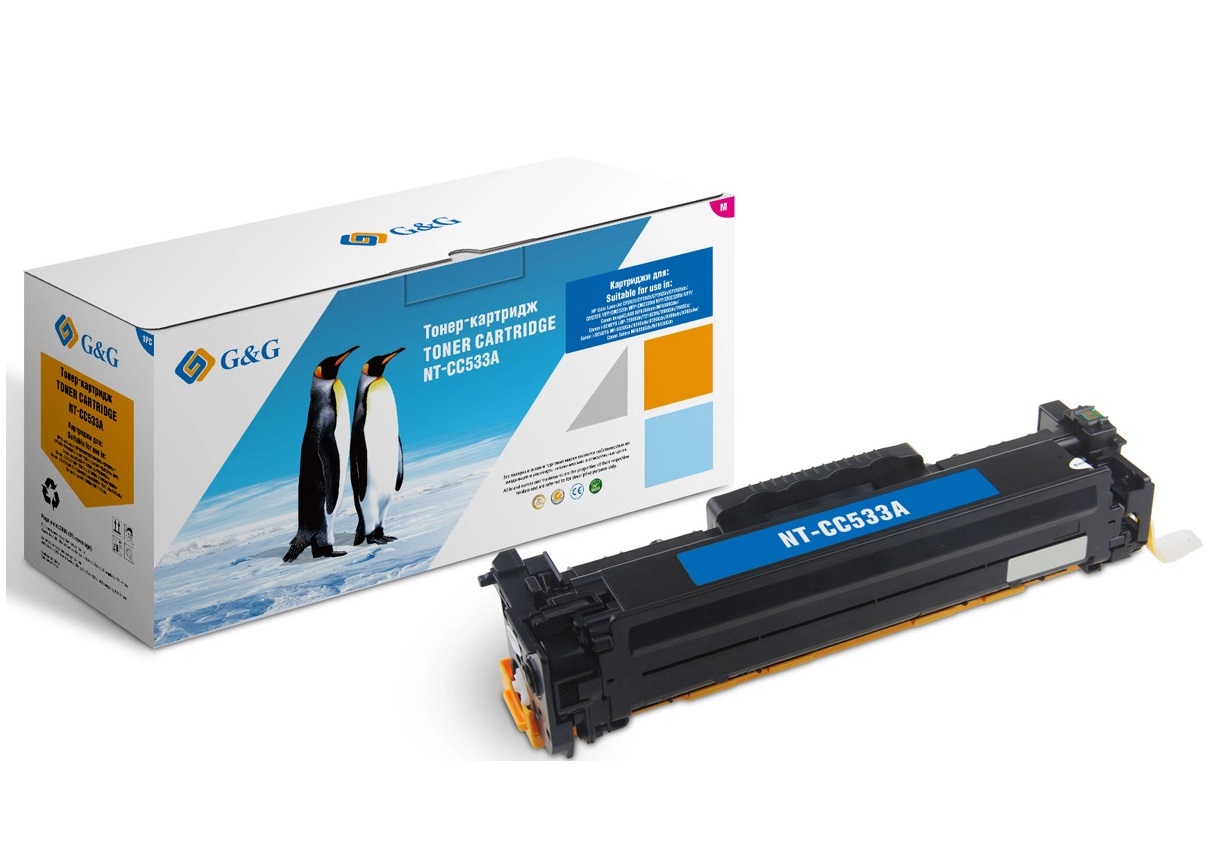 Тонер-картридж G&G пурпурный для HP  Color LaserJet CM2320/CP2025 Canon MF8330/8350 (2800) NT-CC533A NT-CC533A