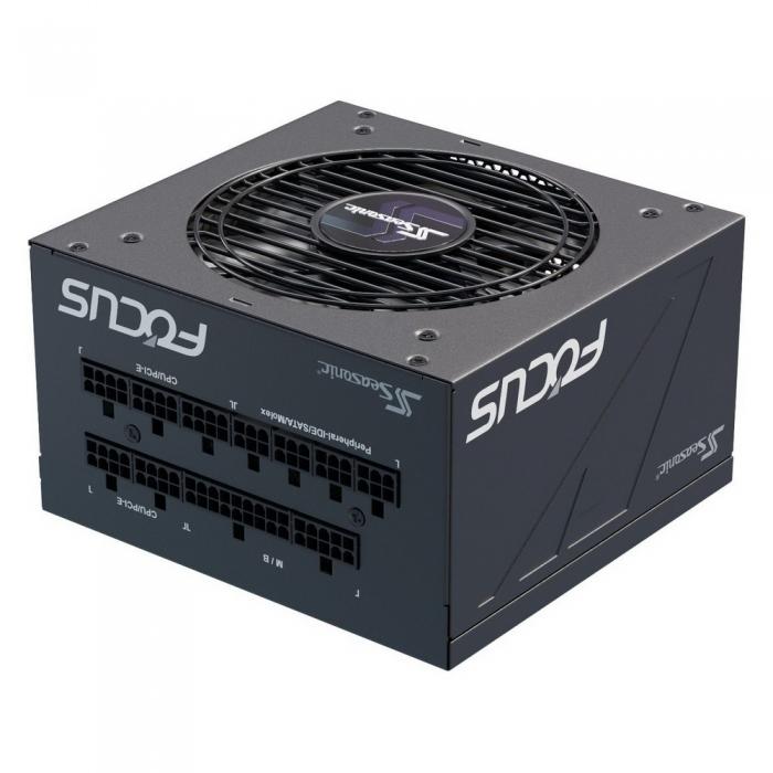 Блок питания Seasonic FOCUS GX-850 APFC 0.99; Модульный МВ(20+4), 2xCPU(4+4),6xPCI-E(6+2),10xSATA,5xMolex,2xMolex to SATA 3.3 Adapter;Fan 120мм, S3FC ;КПД>87%;100-240В,50-60Гц;Защиты OPP/OVP/UVP/ OCP/OTP/SCP;EnergyStar,RoHS; MTBF>100000ч SSR-850FX SSR-850FX