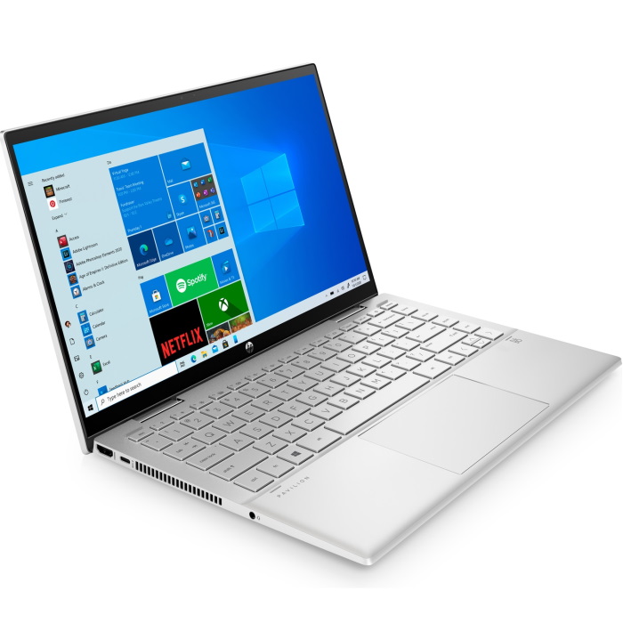 Ноутбук HP Pavilion 14x360 14-dy0010ur 14"(1920x1080 IPS)/Touch/Intel Core i5 1135G7(2.4Ghz)/8192Mb/512PCISSDGb/noDVD/Int:Intel Iris Xe/Cam/WiFi/war 1y/Natural silver /FreeDOS + fingerprint 3B3K5EA 3B3K5EA