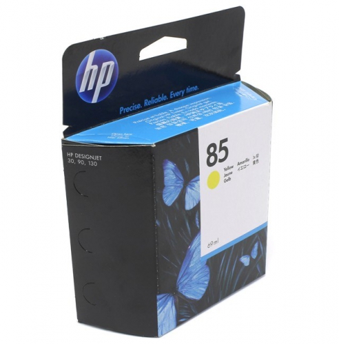 Картридж струйный HP №85 желтый печатающая головка для HP DJ 30/30N/30GP/90/90R/90GP/130/130NR/130GP C9422A C9422A