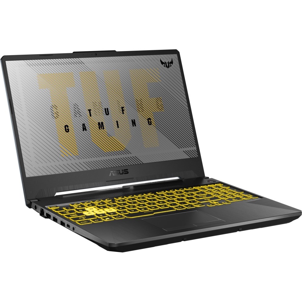 Ноутбук ASUS TUF FX506LH-HN100 15.6"(1920x1080 (матовый, 144Hz) IPS)/Intel Core i7 10870H(2.2Ghz)/16384Mb/512PCISSDGb/noDVD/Ext:nVidia GeForce GTX1650(4096Mb)/Cam/BT/WiFi/war 1y/2.3kg/Fortress Gray/DOS + / 90NR03U1-M04640 90NR03U1-M04640