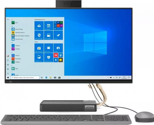 Моноблок Lenovo IdeaCentre 5 27IOB6 27" QHD i5 11400T (1.3) 16Gb SSD1Tb RTX3050 4Gb Windows 10 GbitEth WiFi BT 170W клавиатура мышь Cam серый 2560x1440 F0G4000LRK F0G4000LRK