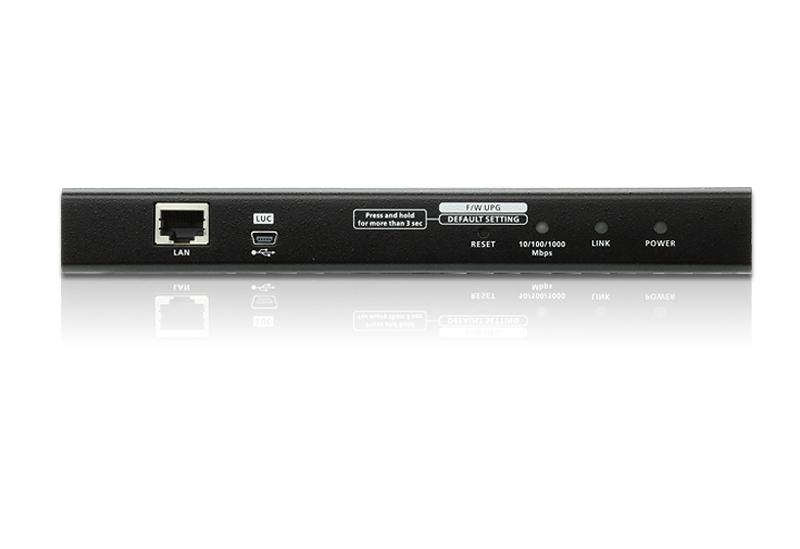 Удлинитель ATEN KVM+RS232 VGA+USB/PS2, управл. по IP, Rackmount/Desktop, 10/100 Base-T, с KVM-шнурами PS2+USB 1.2м CN8000-AT-G CN8000-AT-G