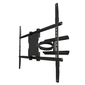 Крепление Wize Pro A65 универсальное шарнирное настенное для 37"-65"+ дисплеев, Max VESA 800x672 мм, наклон +15/-5°, поворот 50°, вращение +6/-6°, расстояние от стены 9-69 см, до 136 кг, черн. A65 A65