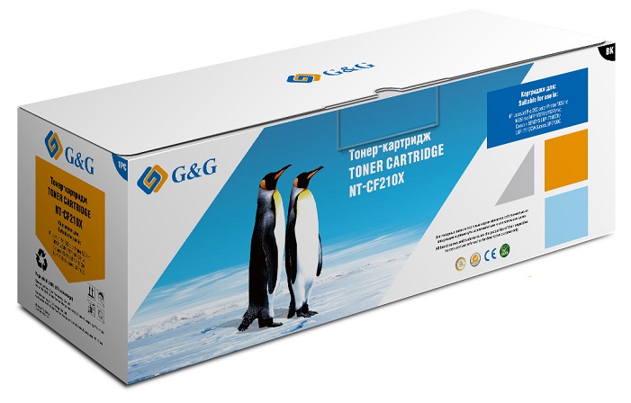 Тонер-картридж G&G черный для НР LaserJet Pro200 Color M251n/M251nw/M276n/M276nw (2400стр) NT-CF210X NT-CF210X/GG-CF210X