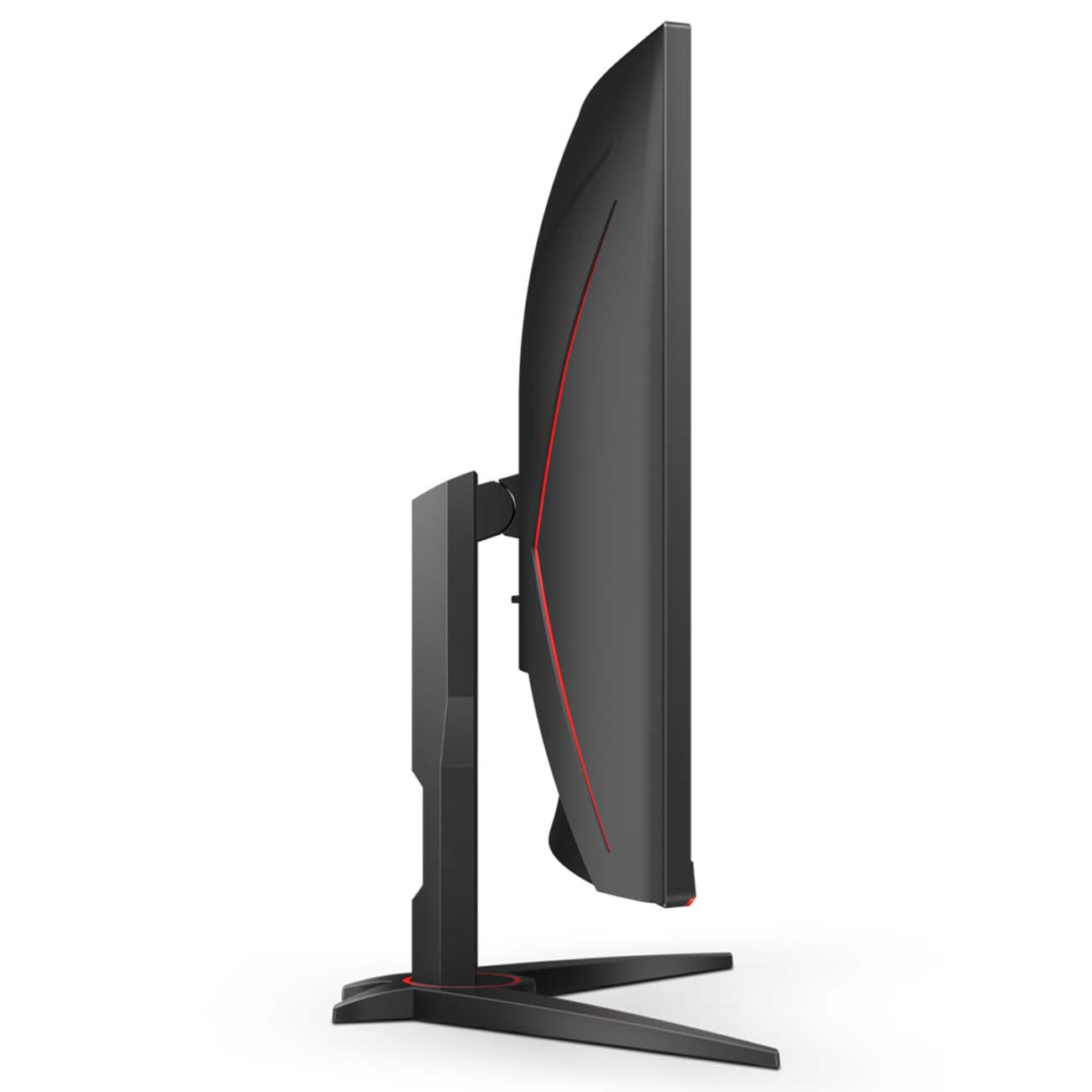 Монитор AOC 31,5" Curved 2560x1440 165Гц VA WLED 16:9 4ms 2*HDMI DP 3000:1 80M:1 178/178 250cd 2*Speakers5W Tilt Black/Red  CQ32G2SE CQ32G2SE