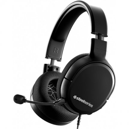 Гарнитура Steelseries Steelseries Arctis 1 [2.0, охватывающие, 20 Гц - 20000 Гц, 32?, проводной, кабель - 3 м, черный]  61427 61427