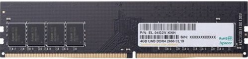 Модуль памяти Apacer 4GB DDR4 2666 DIMM Non-ECC, CL19, 1.2V, AU04GGB26CQTBGH, 1R, 512x8, RTL (904270) EL.04G2V.KNH EL.04G2V.KNH