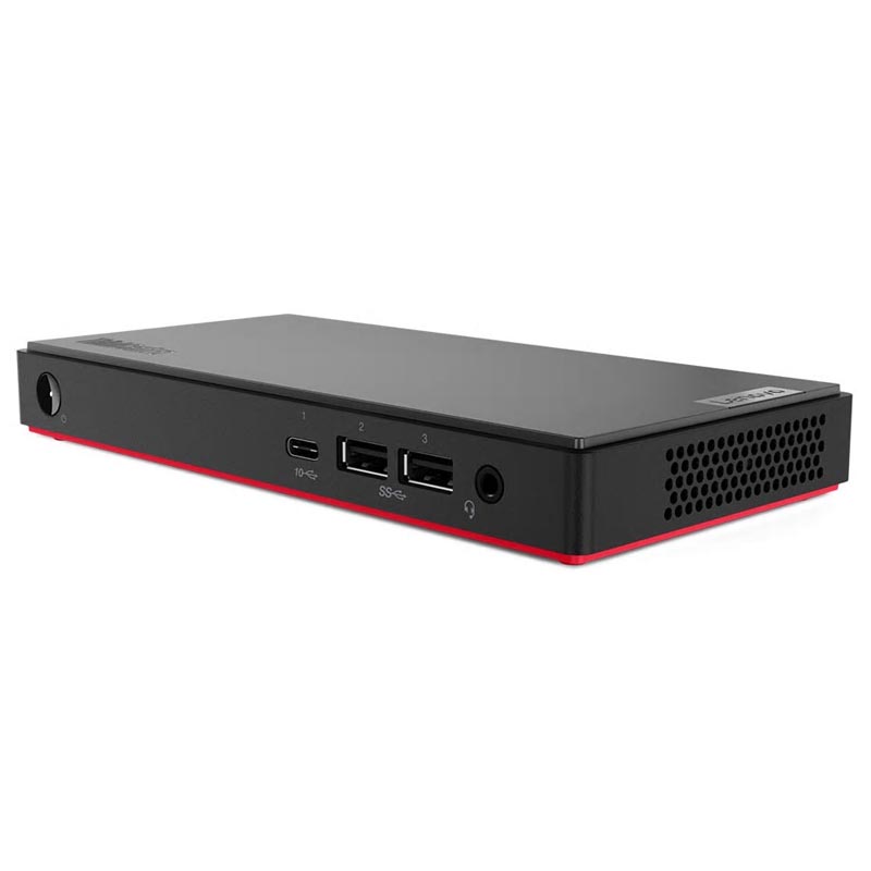 Персональный компьютер Lenovo ThinkCentre M90n-1 Nano i3 8145U (2.1)/8Gb/SSD128Gb/UHDG 620/Windows 10 Professional 64/GbitEth/WiFi/BT/65W/клавиатура/мышь/черный 11AD001TRU 11AD001TRU