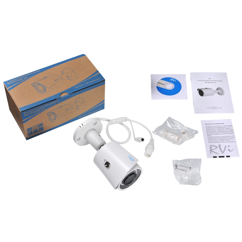 Уличная IP-камера видеонаблюдения RVI-IPC41S V.2 (2.8 мм) RVI-IPC41S V.2 (2.8 мм)