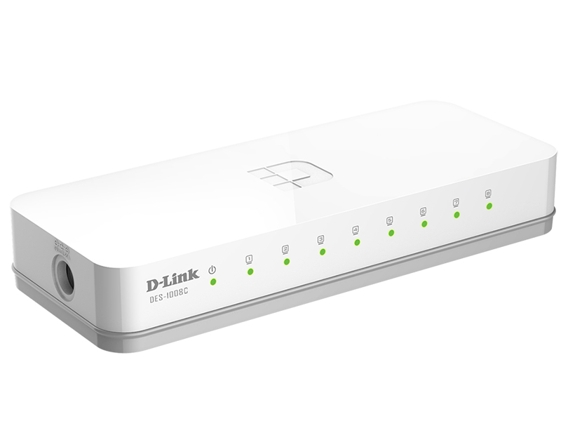 Коммутатор D-Link L2 Unmanaged Switch with 8 10/100Base-TX ports DES-1008C/B1A DES-1008C/B1A #3