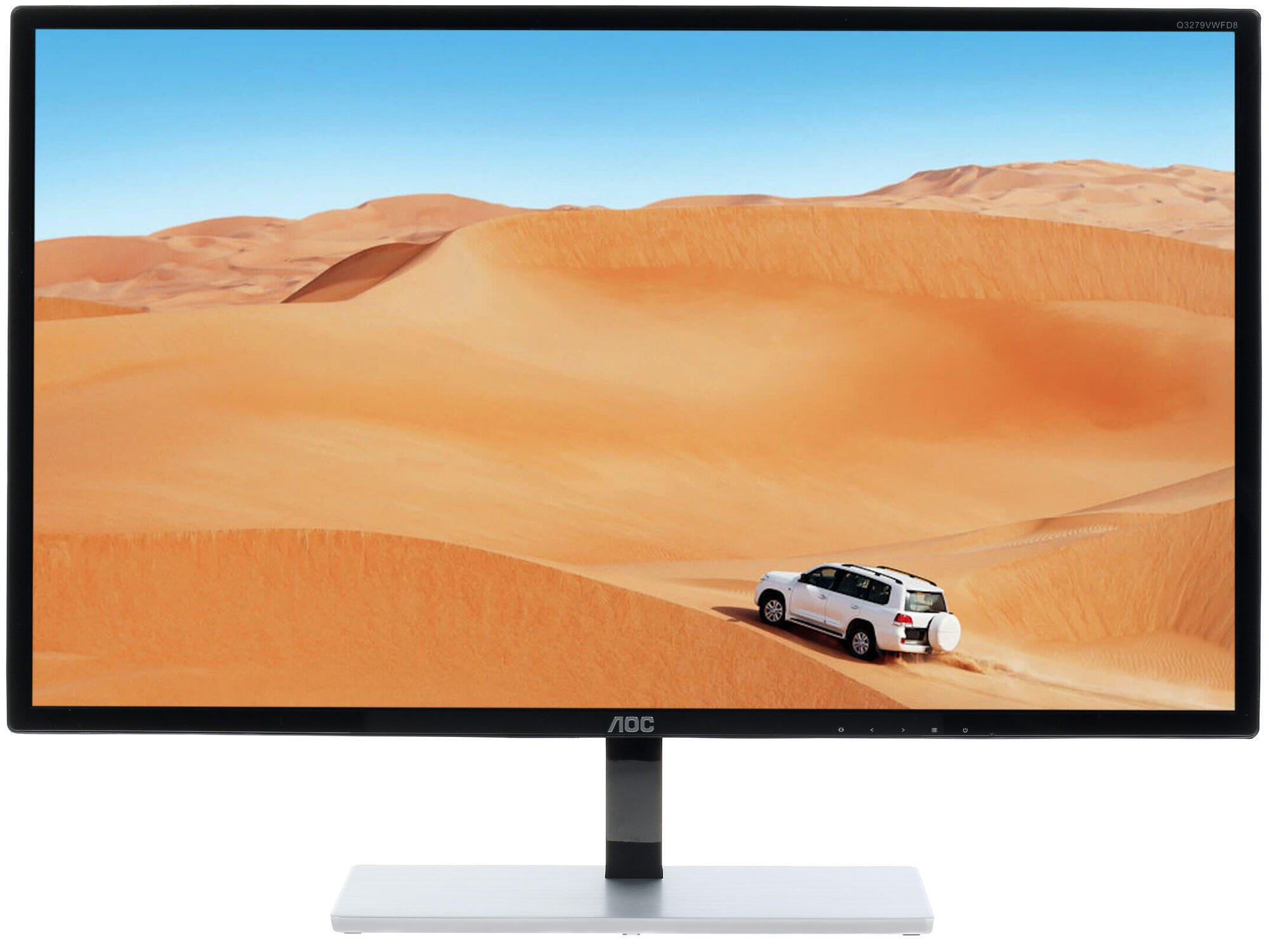 Монитор AOC 31,5" 2560x1440 75Гц IPS WLED 16:9 5ms VGA DVI HDMI1.2 DP 20M:1 1200:1 178/178 250cd Tilt Black/Silver Q3279VWFD8 Q3279VWFD8