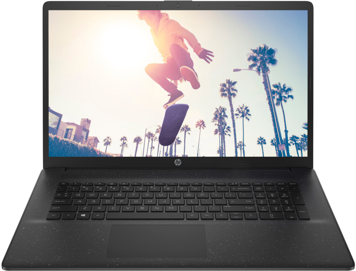 Ноутбук HP 17-cp0090ur 3020e 4Gb SSD256Gb AMD Radeon 17.3" HD+ (1600x900) Windows 10 black WiFi BT Cam 4D4B4EA 4D4B4EA
