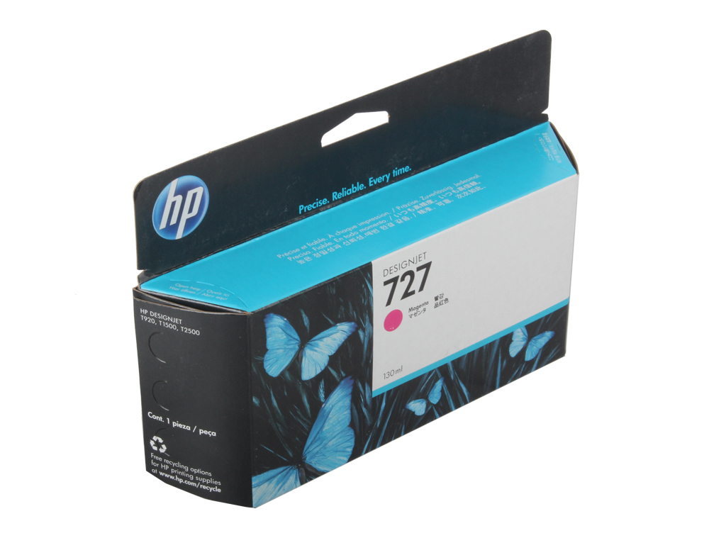 Картридж HP 727 пурпурный  для HP DJ T920/T1500  130 мл B3P20A #4