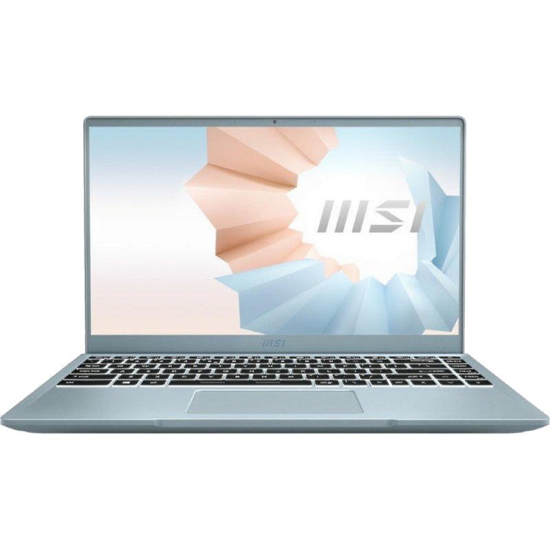 Ноутбук MSI Modern 14 B11SB-413RU 14"(1920x1080 (матовый) IPS)/Intel Core i5 1135G7(2.4Ghz)/16384Mb/512PCISSDGb/noDVD/Ext:nVidia GeForce MX450(2048Mb)/Cam/BT/WiFi/war 1y/1.2kg/Blue Stone/W10 9S7-14D212-413 9S7-14D212-413