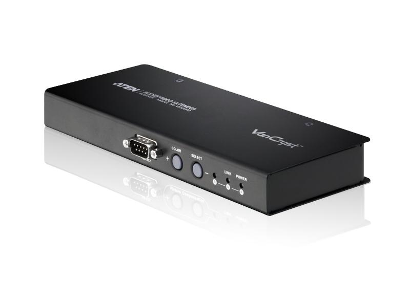 Удлинитель ATEN VGA/SVGA+AUDIO+RS232, 300 м., 1xUTP Cat5e, без шнуров, Б.П.220> 5.3V VE500RQ-AT-G VE500RQ-AT-G