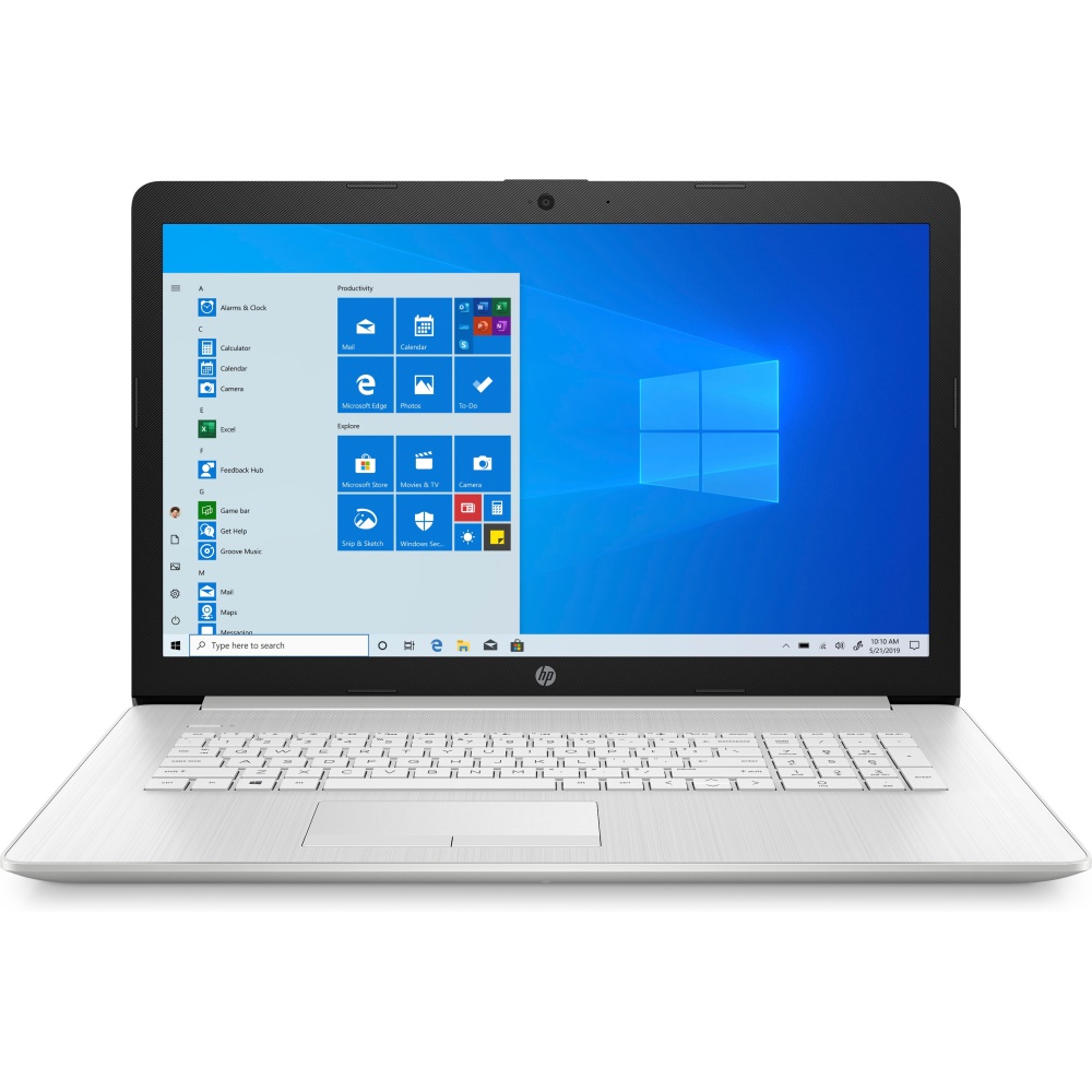 Ноутбук HP 17-by2050ur 17.3"(1920x1080 IPS)/Intel Core i5 10210U(1.6Ghz)/8192Mb/512PCISSDGb/DVDrw/Int:Intel UHD Graphics/Cam/WiFi/war 1y/Natural silver + NSV C-deck /FreeDOS 2F1Y8EA 2F1Y8EA