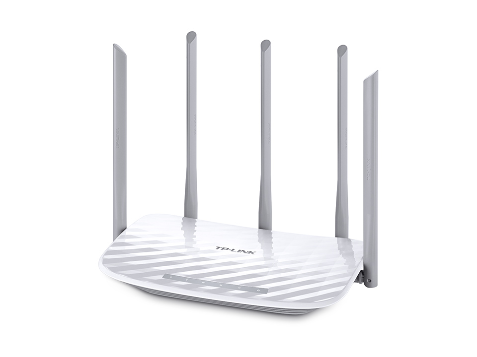 Маршрутизатор TP-Link AC1350 867ac+450n, 802.11ac/a/b/g/n, 1 Gb WAN, 4Gb LAN, 802.1Q TAG VLAN для услуги IPTV Archer C60 Archer C60
