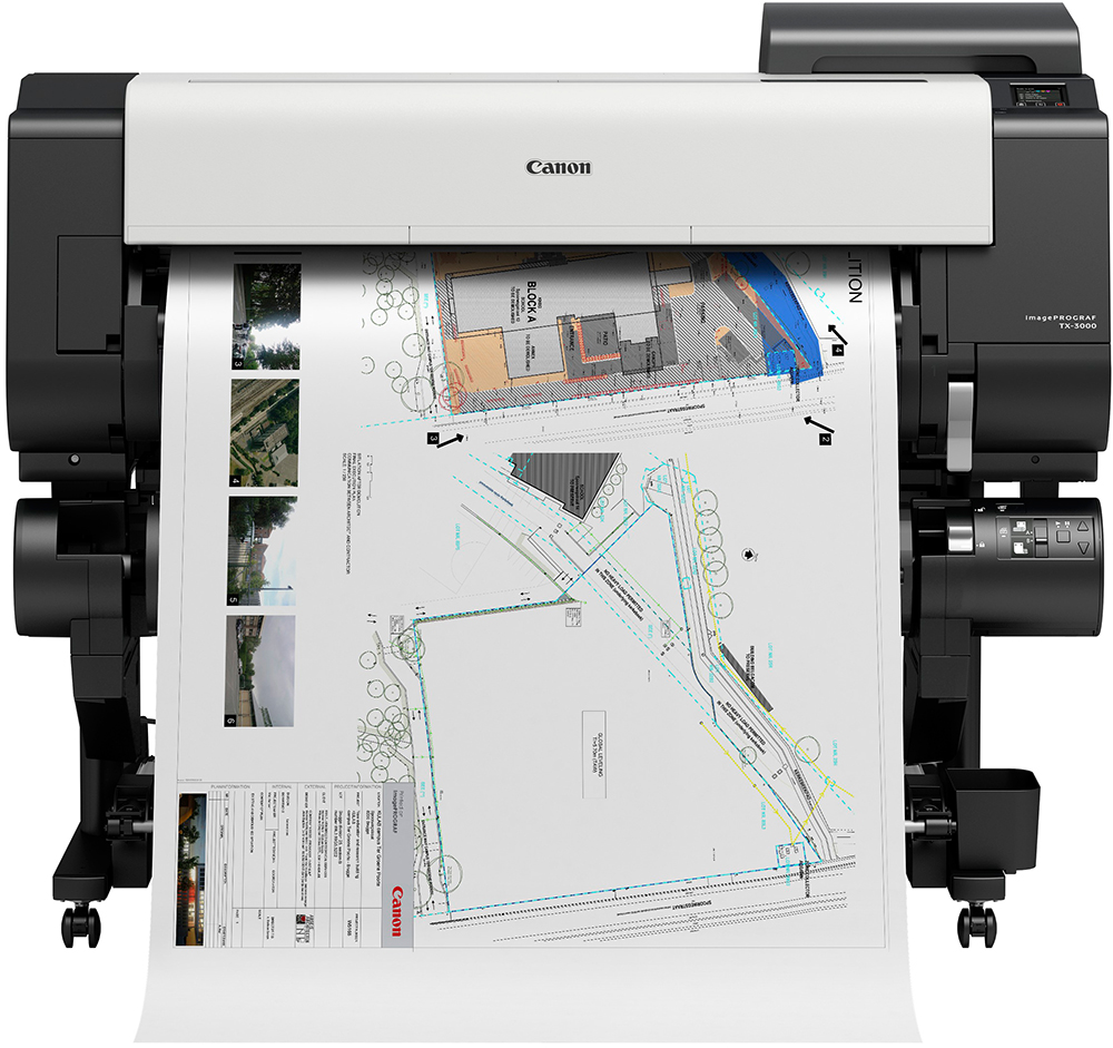 Плоттер Canon iPF TX-3000 (5 цветов, чернильницы до 700 мл, жесткий диск, WiFi) 2443C003 2443C003