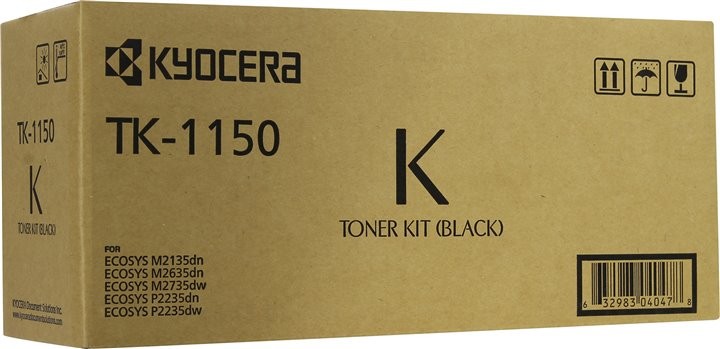 Тонер-картридж Kyocera TK-1150 для M2135dn/M2635dn/M2735dw, P2235dn/P2235dw 1T02RV0NL0 1T02RV0NL0