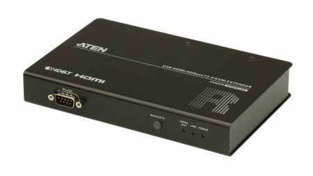 Удлинитель-передатчик ATEN KVM USB, HDMI+KBD&MOUSE USB+AUDIO+RS232, 100 метр,, 1xUTP Cat5e/HDBaseT, HDMI+2MINIJACK+DB9+3xUSB A-тип, Female, ~, DC 5,3V, (макс,разр,4096x2160/3840x2160 60Hz 4:2:0/30Hz 4:4:4) CE820R-AT-G CE820R-AT-G