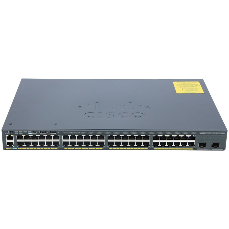 Коммутатор Cisco  Catalyst 2960-XR 48 GigE PoE 740W, 2 x10G SFP+, IP Lite WS-C2960XR-48FPD-I WS-C2960XR-48FPD-I