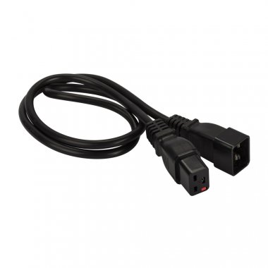 Кабель Lanmaster питания C19-C14, 3х0.75, 220В, 10А, черный, 10 метров LAN-PP19/14-10-BK LAN-PP19/14-10-BK