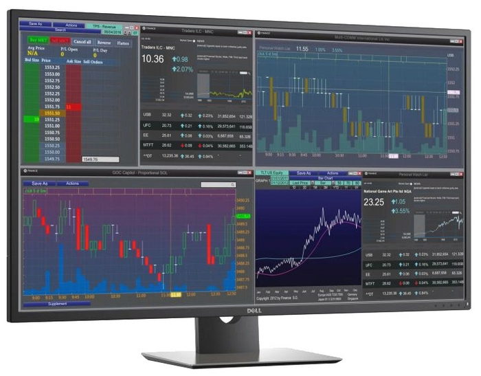 Монитор Dell 42.5" P4317Q Black IPS, 3840x2160, 8ms, 350 cd/m2, 1000:1, D-Sub, DP, HDMI, miniDP, RS232, 8Wx2 4317-4404 4317-4404