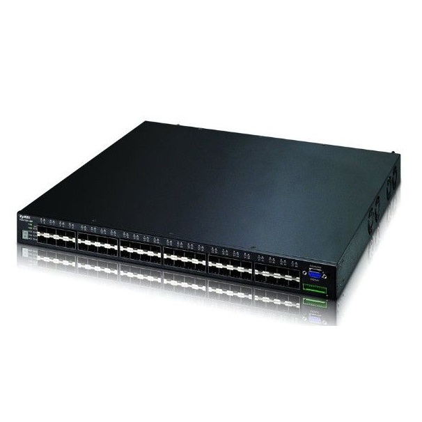 Коммутатор ZYXEL управляемый L3+ 48 Gigabit Ethernet с 48 SFP-слотами и 2 слотами расширения 10G 91-010-228001B 91-010-228001B