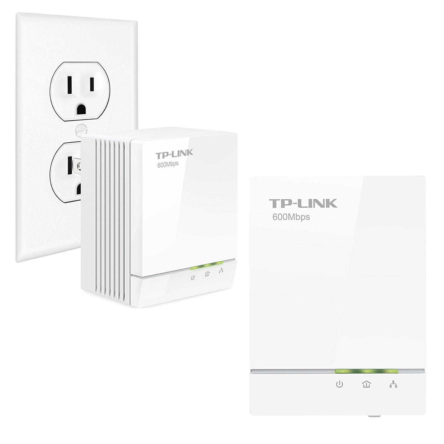 Адаптер TP-Link AV600, 600 Мбит/с Powewrline, 1 Gigabit Ethernet TL-PA6010 TL-PA6010