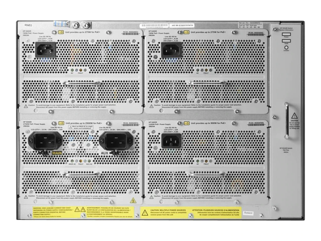 Коммутатор Aruba 5412R zl2 Switch J9822A J9822A
