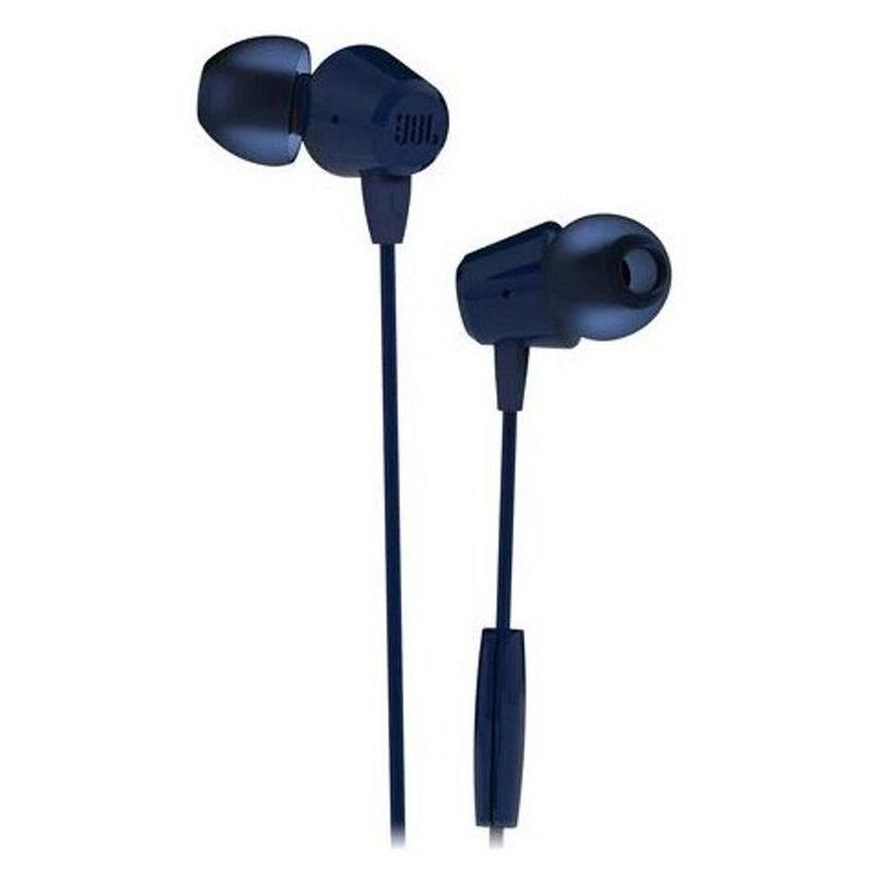 Гарнитура вкладыши JBL C50HI 1.2м синий проводные (в ушной раковине) JBLC50HIBLU JBLC50HIBLU