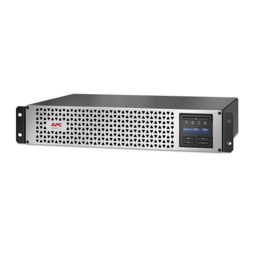 ИБП APC Smart-UPS Li-Ion 750VA/600W, RM 2U, Line-Interactive, LCD, Out: 220-240V 6xC13, SmartSlot, USB, 5 y.war.  SMTL750RMI2U SMTL750RMI2U