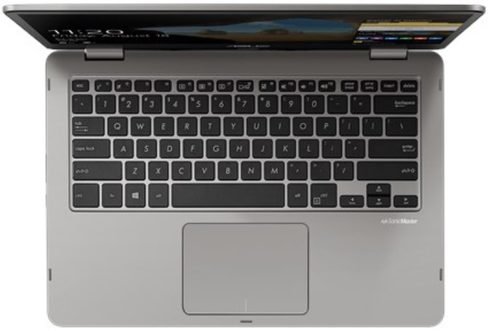 Ноутбук Asus TP401CA-EC104T 14.0" FHD Touch, Intel Core i3-7Y30, 4Gb, 128Gb EMMC, no ODD, Win10 90NB0H21-M01850 90NB0H21-M01850