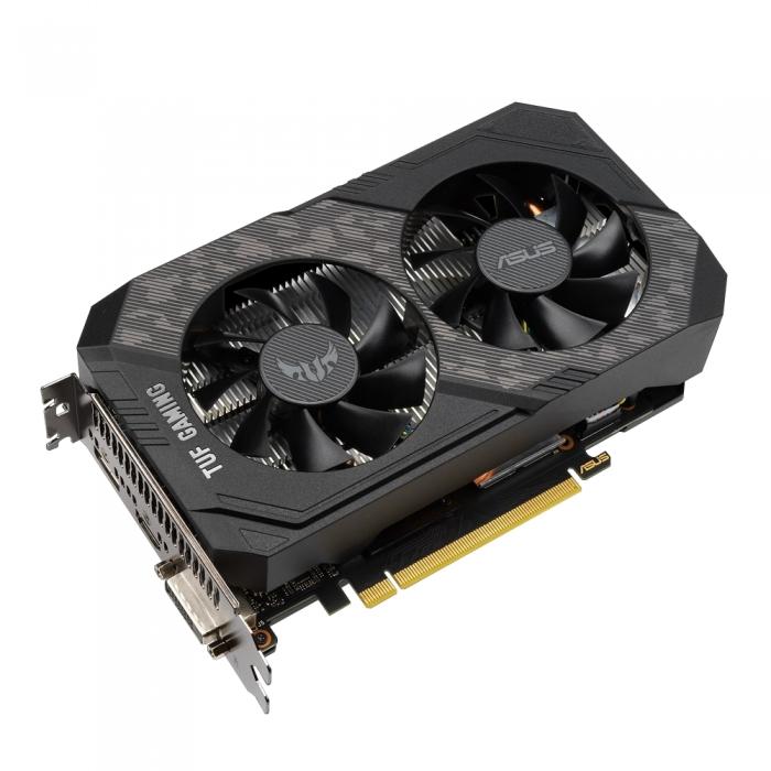 Видеокарта Asus GeForce GTX 1660SUPER / 1530 МГц / 14002МГц / 6ГБ / GDDR6 / DirectX 12/OpenGL 4.6 / 8 pin / 450Вт TUF-GTX1660S-6G-GAMING TUF-GTX1660S-6G-GAMING