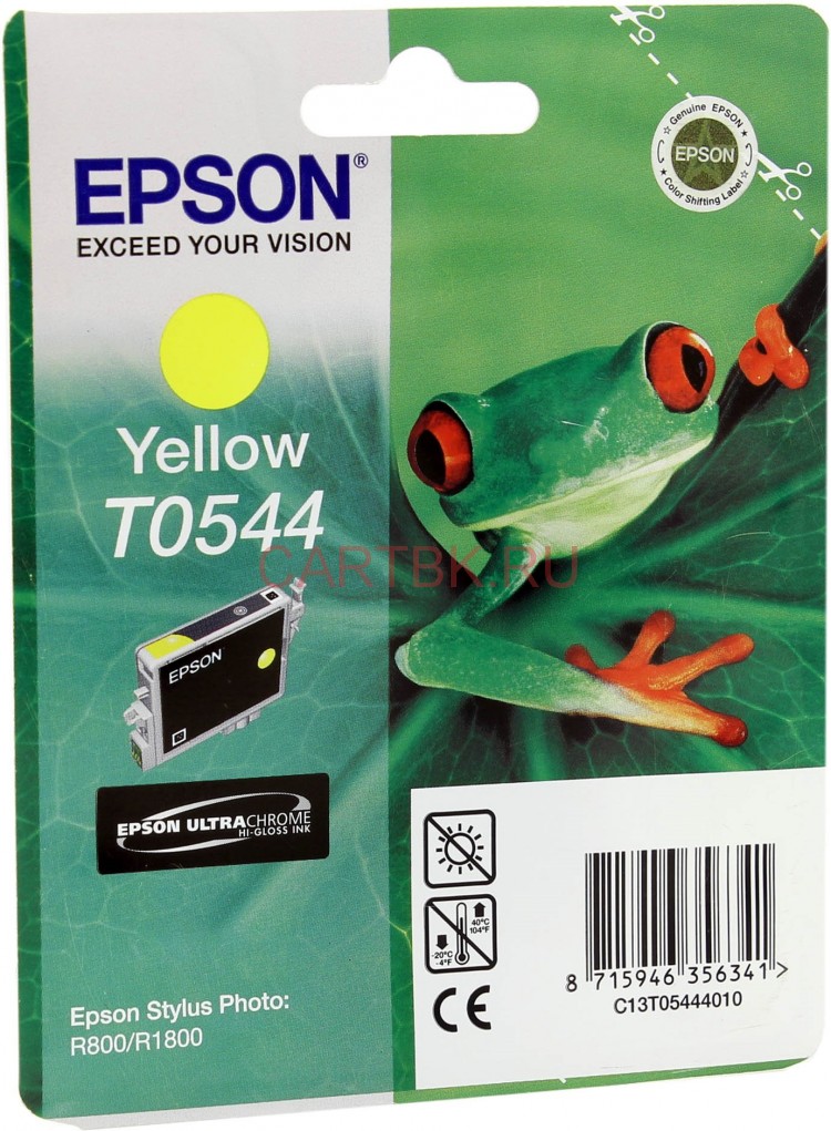 Картридж Original Epson [T054440] для Epson R800 Yellow T054440 #5