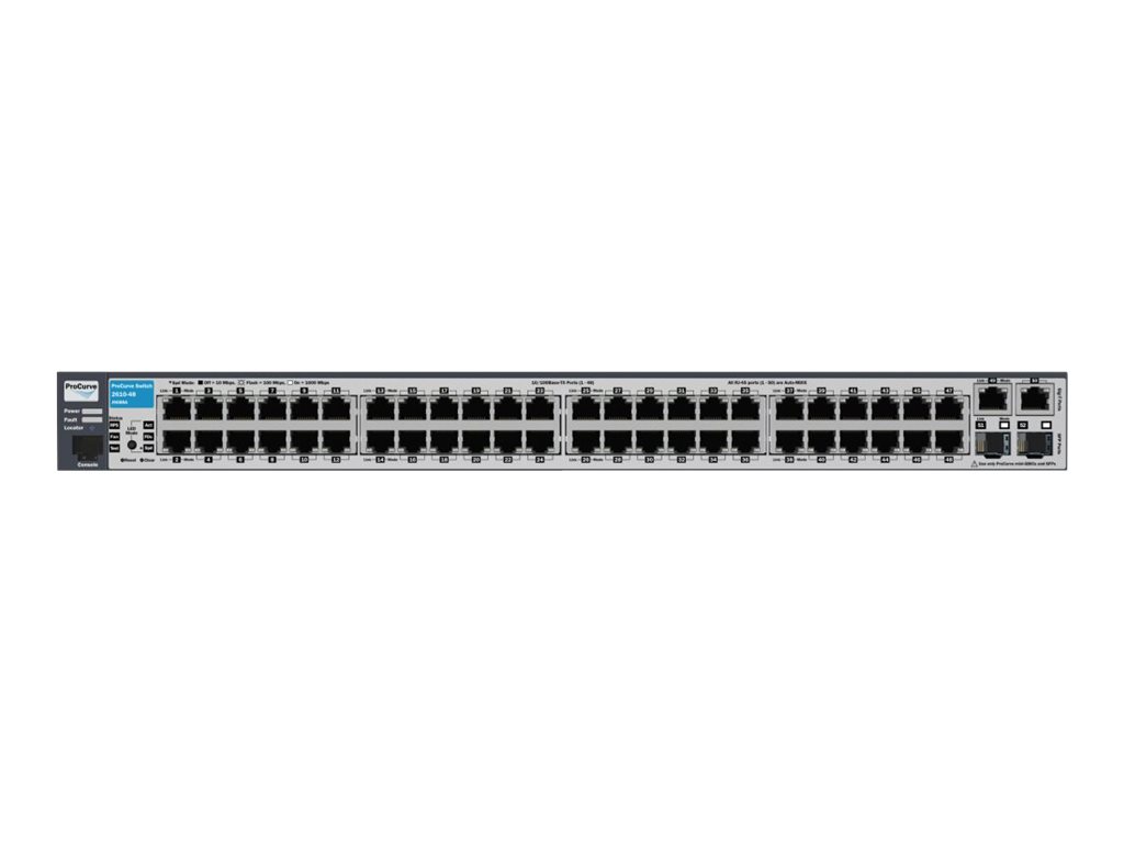 Коммутатор HPE L3 2610-48 (48 ports 10/100 + 2 10/100/1000 + 2 GBICs J9088A J9088A