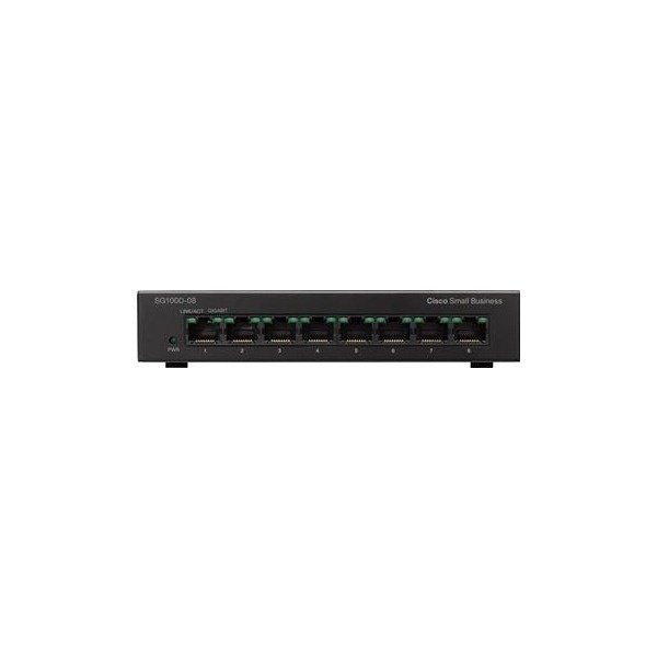 Коммутатор Cisco SB SG100D-08-EU 8-Port Gigabit Desktop Switch SG100D-08-EU