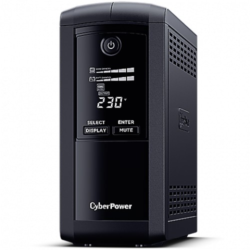 Источник бесперебойного питания CyberPower 700 ВА, 390 Вт, 6xC13, RJ-45, RS-232 VP700EILCD VP700EILCD