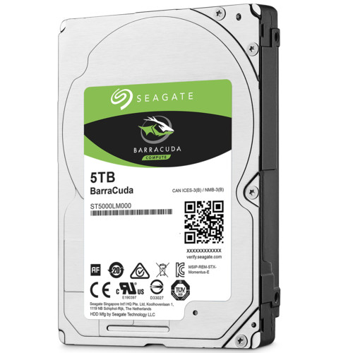 Жёсткий диск Seagate SATA-III 5Tb Barracuda 5400rpm 128Mb 2.5 ST5000LM000 ST5000LM000