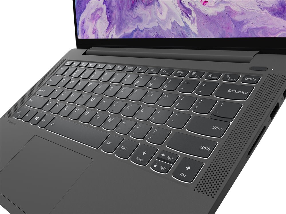 Ноутбук Lenovo IdeaPad 5 14ARE05 14.0'' FHD(1920x1080)/AMD Ryzen 7 4700U 2.0GHz Octa/16GB/512GB SSD/Integrated/WiFi/BT5.0/HD Web Camera/4in1/14 h/1,38 kg/Windows 10 Home S/1Y/GREY 81YM002GRU 81YM002GRU
