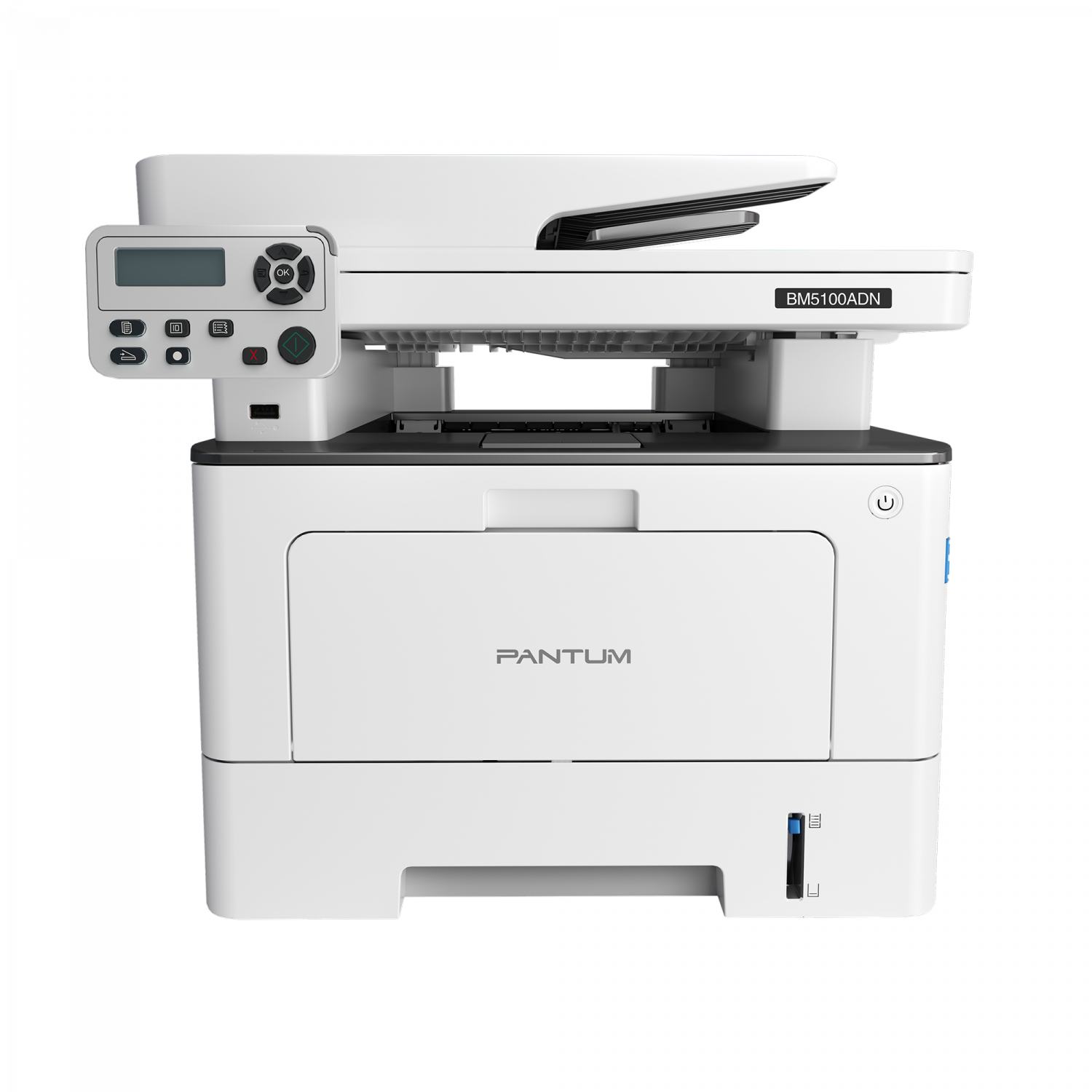 МФУ Pantum BM5100ADN P/C/S, Mono laser, A4, 40 ppm, 1200x1200 dpi, 512 MB RAM, Duplex, ADF50, paper tray 250 pages, USB, LAN BM5100ADN BM5100ADN