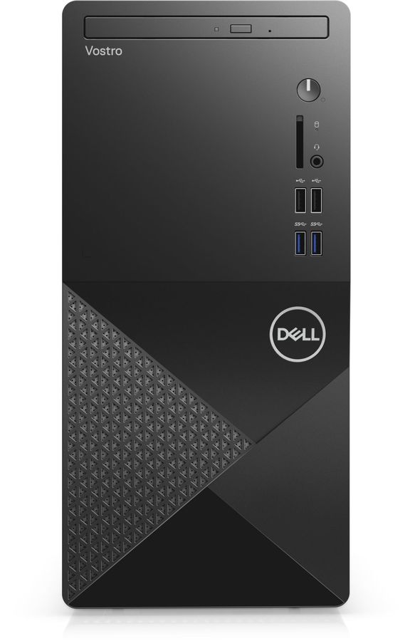 Компьютер Dell Vostro 3888 MT i5 10400 (2.9)/8Gb/SSD256Gb/UHDG 630/DVDRW/CR/Linux/GbitEth/WiFi/BT/260W/клавиатура/мышь/черный 3888-0095 3888-0095