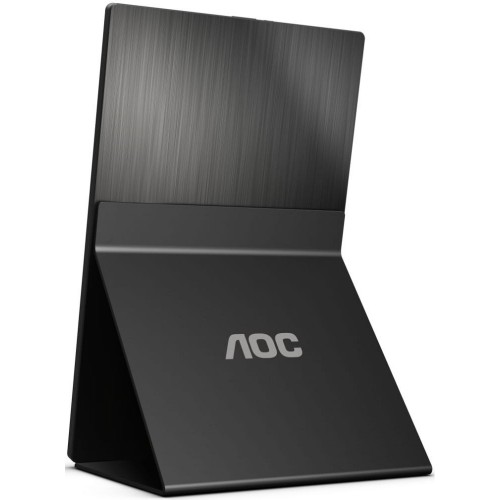 Монитор AOC 15.6" 39,6 cm 16:9 1920х1080(FHD) IPS, nonGLARE, TOUCH, 250cd/m2, H178°/V178°, 700:1, 50M:1, 262000 цветов, 4ms, VGA, DVI, HDMI, USB-Hub, Tilt, Speakers, 3Y, Black 16T2 16T2