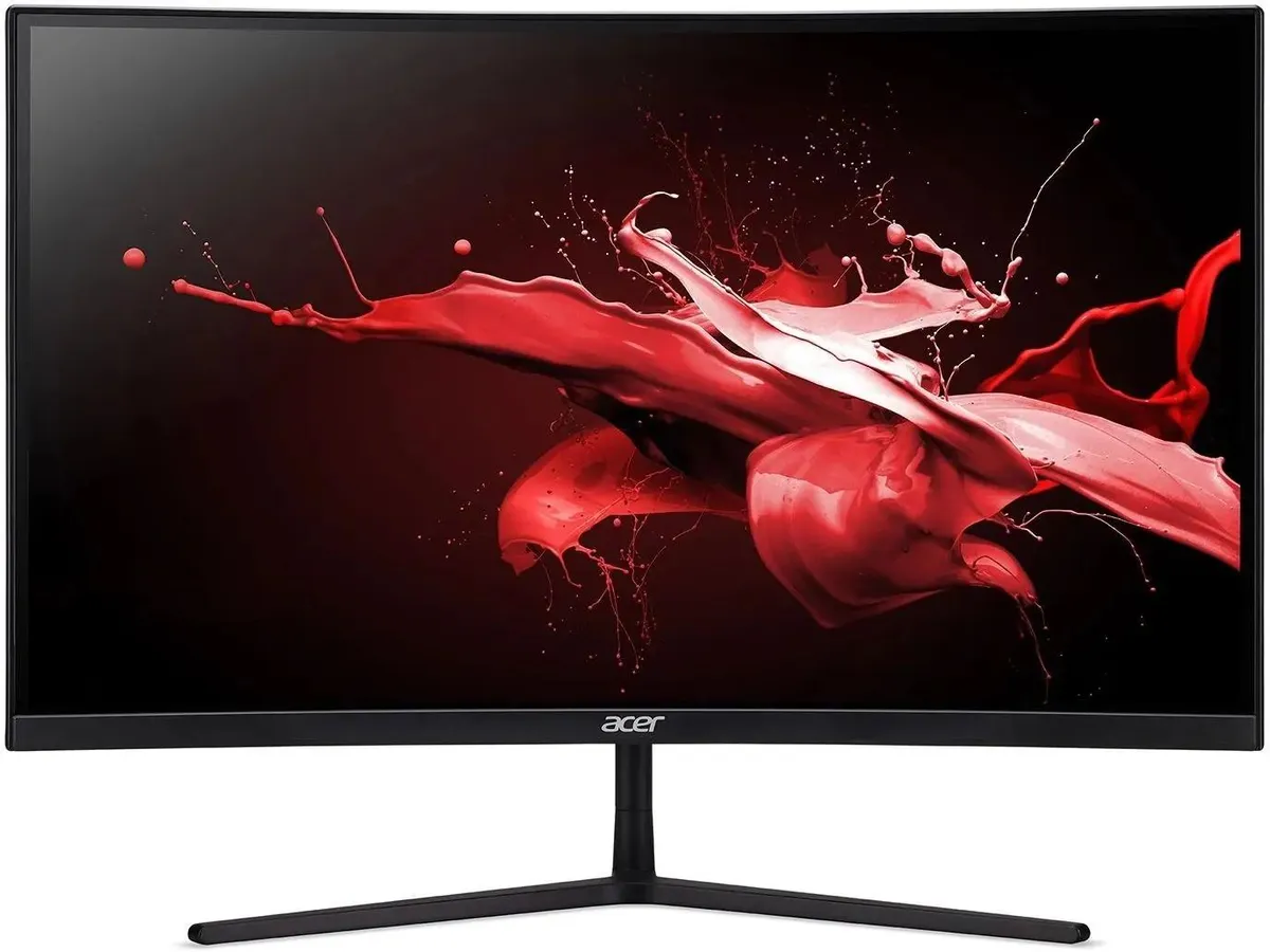 Монитор Acer Nitro EI322QURSbmiipphx , Curved 1500R Black, 16:9, VA, 2560x1440, 1msms, 320, 400 cd, 165Hz, 2xHDMI(2.0) + 2xDP(1.4) + Audio Out, 2Wx2, sync FreeSync  UM.JE2EE.S01 UM.JE2EE.S01