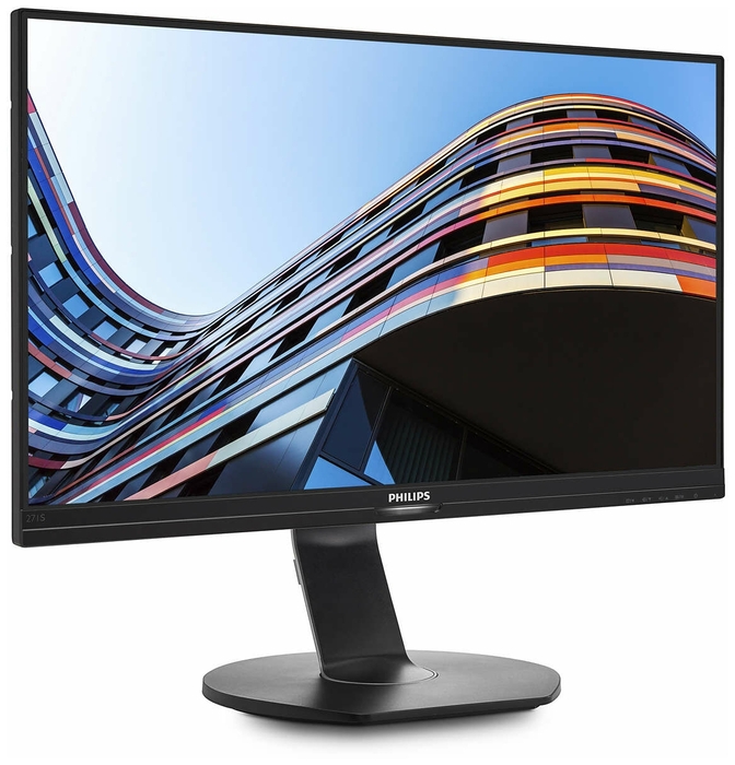 Монитор Philips 27" 271S7QJMB/00 1920x1080 IPS W-LED 16:9 5ms VGA HDMI DP 20M:1 178/178 250cd HAS Pivot Speakers Black 271S7QJMB/00 271S7QJMB/00