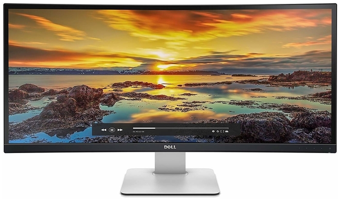 Монитор Dell 34" U3415W Black CURVED, IPS, LED, 3440x1440, 5ms, 300 cd/m2, 1000:1 (DCR 2M:1), DP, miniDP 3415-1750 3415-1750
