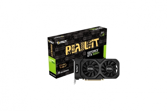 Видеокарта  Palit PCI-E PA-GTX1050Ti Dual OC 4G nVidia GeForce GTX 1050TI 4096Mb 128bit GDDR5 1366/7000 DVIx1/HDMIx1/DPx1/HDCP Ret NE5105TS18G1-1071D NE5105TS18G1-1071D